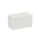 Household Essentials Small White Wicker Basket with Lid